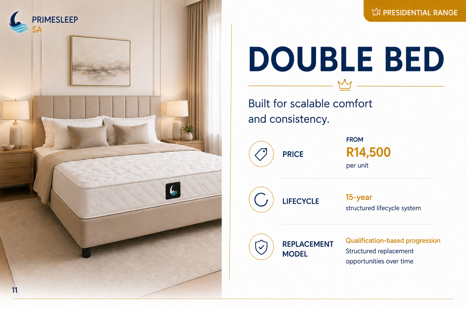Presidential Double Bed